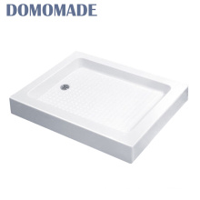 White solid surface quartz artificial stone solid deep shower base